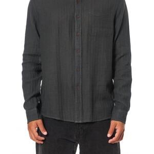NEW KATIN alan long sleeve shirt in black wash